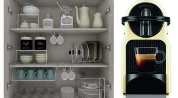 Cafeteira, kit organizador, copo térmico e outros itens que vão dar um up na sua cozinha - Reprodução/Amazon