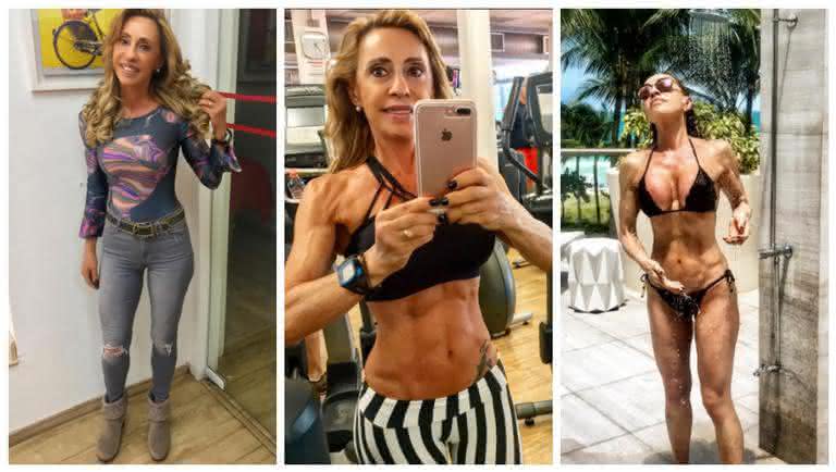 Adriana Miranda tem 60 anos e é musa fitness - Fotos Reprodução Instagram
