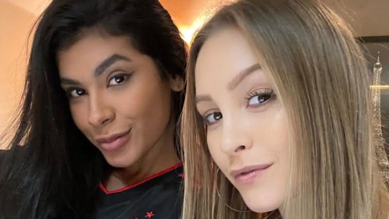 Carla Diaz e Pocah ostentam curvas em passeio de iate - Instagram