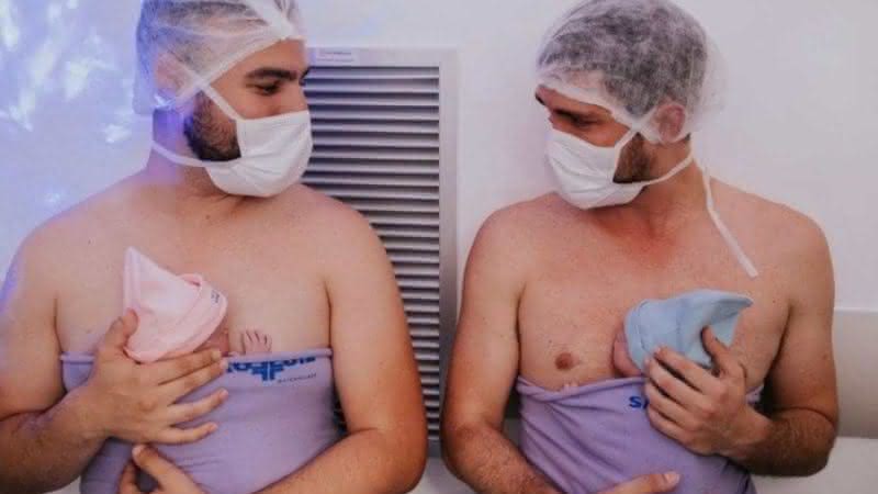 Nascem Marc e Maya, primeiros bebês do Brasil gerados com a genética de dois pais - Instagram