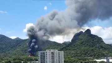 Incêndio atinge os Estúdios Globo, mais conhecido como Projac, no Rio de Janeiro - Record Tv