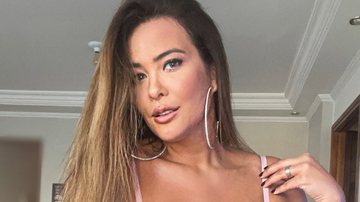 Geisy Arruda usa lingerie transparente e mostra demais - Instagram