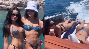 Juliette e Jade Picon renovam bronzeado em passeio de barco - Instagram
