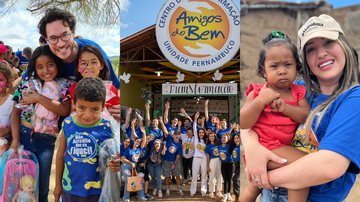Celebridades se unem ao projeto "Amigos do Bem" em emocionante doação no Sertão Nordestino - Divulgação