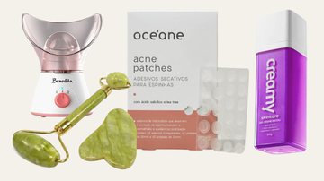 Hidratante, sérum, massageador facial e muitos outros produtos que não podem ficar de fora da sua rotina - Reprodução/Amazon