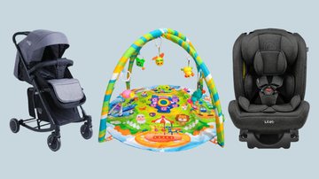 Cadeira, carrinho, berço e muitos outros itens incríveis para bebês disponíveis na Amazon - Reprodução/Amazon