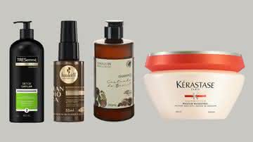 Shampoo, máscara, protetor térmico e muitos outros itens incríveis para garantir na rotina de cuidados - Reprodução/Amazon