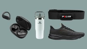 Tênis, smartwatch, garrafa térmica e muitos outros produtos para sua prática de corrida - Reprodução/Amazon