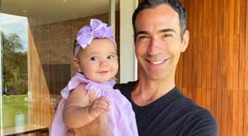 Cesar Tralli lamenta saudade da filha durante a quarentena - Instagram
