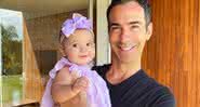 Cesar Tralli lamenta saudade da filha durante a quarentena - Instagram