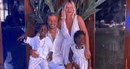 Giovanna Ewbank posa ao lado dos filhos e Titi e Bless roubam atenção - Instagram