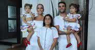 Marido de Ivete Sangalo, Daniel Cady posa com uma das filhas gêmeas - Instagram