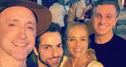 Paulo Gustavo e marido curtem jantar ao lado de Luciano Huck e Angélica - Instagram