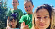 Luana Piovani sente falta dos filhos enquanto estão com Pedro Scooby - Instagram