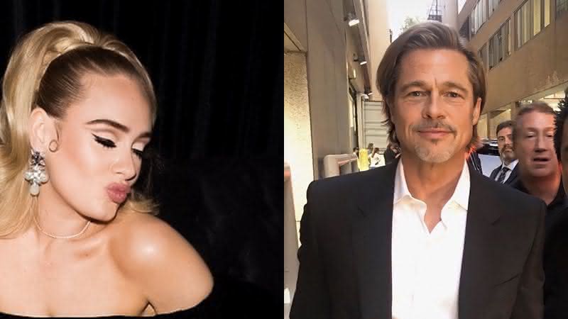 Adele e Brad Pitt estão se conhecendo melhor, diz revista - Reprodução/ Instagram