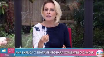 Ana Maria Braga fala sobre seu tratamento para o câncer - TV Globo