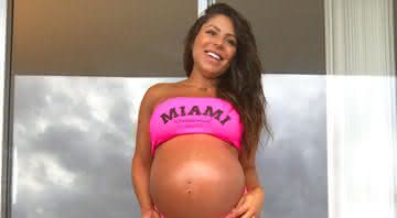 Andressa Ferreira afirma estar tranquila para o nascimento do filho - Instagram