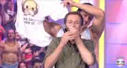 O eliminado trollou Thiago Leifert ao vivo - TV Globo