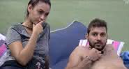 Sarah. Gilberto e Caio cogitam votar em Pocah - Reprodução/TV Globo