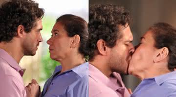 Desiludidos, Griselda e Guaracy têm recaída e se beijam - TV Globo