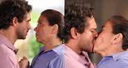 Desiludidos, Griselda e Guaracy têm recaída e se beijam - TV Globo