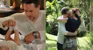 Paulo surpreende Esther com beijo após virar babá na marra - TV Globo