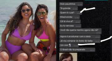Gizelly Bicalho trollou Ivy Moraes dizendo estar grávida - Instagram