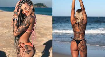 Cuidados com tatuagens na praia - Instagram