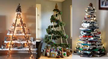 Bora inventar? 20 opções de árvores de Natal diferentonas para fazer uma  decoração criativa
