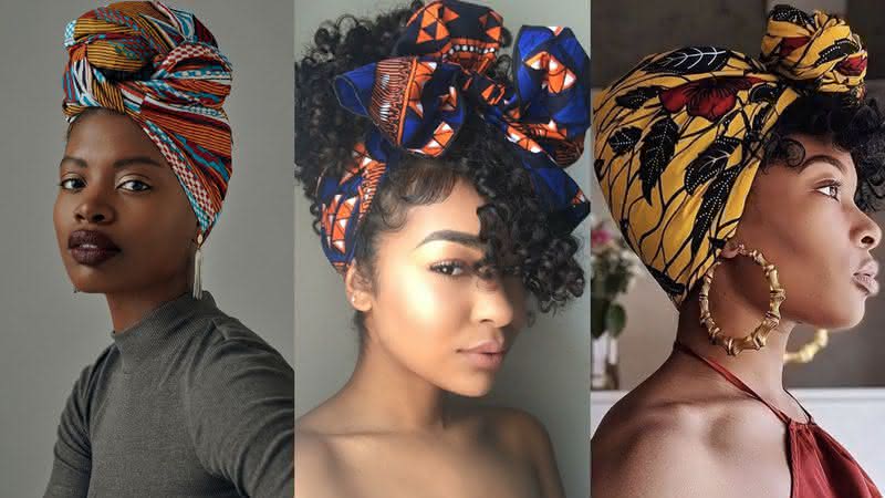 Penteados afro: 5 formas de usar lenço em cabelos crespos e cacheados