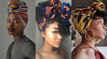 Cabelos afro com lenços - Pinterest