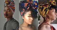 Cabelos afro com lenços - Pinterest