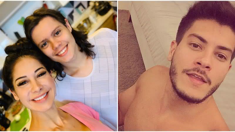 Filho de Mayra Cardi desaprova uma possível volta da mãe com Arthur Aguiar - Instagram