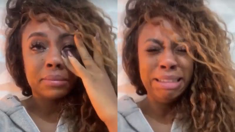 Ex-BBB Lumena chora muito após receber saco de fezes na porta de sua casa - Instagram