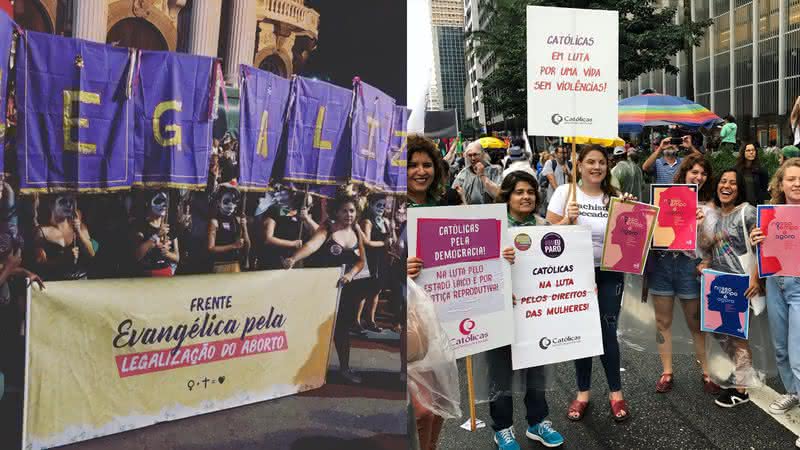 Movimentos de mulheres evangélicas e católicas pela legalização do aborto - Instagram