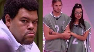 Expressão de Babu ao ouvir Ivy e Daniel pedindo apoio do público vira meme - TV Globo