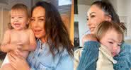 Nos Stories do Instagram, Sabrina Sato mostrou novo corte de cabelo da filha e do marido, Duda Nagle - Instagram