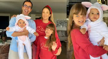 Em seu Instagram, Ticiane Pinheiro mostrou a filha caçula fantasiada de coelhinha e encantou os seguidores - Instagram