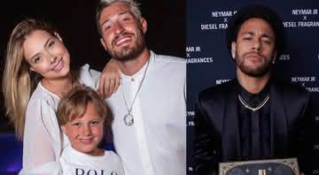 Em seu Instagram, Vinicius Martinez, padrasto de Davi Lucca, compartilhou vídeo divertido pós vitória de Neymar Jr. - Instagram