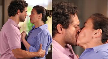 Griselda se entrega a beijaço - TV Globo