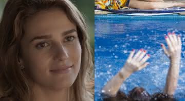 Sofia arma emboscada para matar Eliza afogada na frente da família - TV Globo