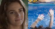 Sofia arma emboscada para matar Eliza afogada na frente da família - TV Globo
