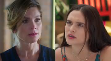 Helena investiga Luna e a surpreende em momento íntimo - TV Globo