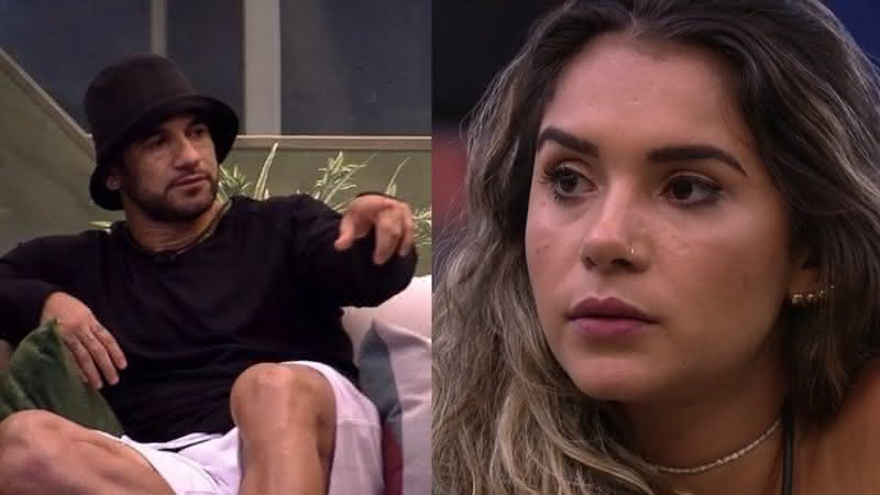 O ex-jogador de futebol ficou irritado após a sister dizer que não pretende se relacionar na casa - TV Globo