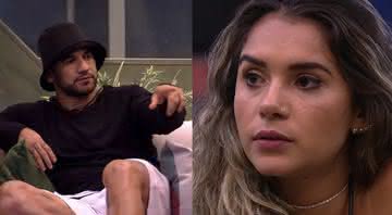 O ex-jogador de futebol ficou irritado após a sister dizer que não pretende se relacionar na casa - TV Globo