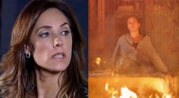 Tereza Cristina sequestra Griselda e coloca fogo no cativeiro - TV Globo