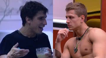 Felipe e Lucas criticam Manu e Gabi - TV Globo