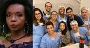 Amigos da médica acreditaram que ela se mudaria de cidade, até que ela entrou no 'BBB20' - TV Globo/ Arquivo Pessoal