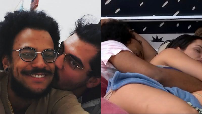 BBB21: João Luiz dorme de "conchinha" com Juliette e namorado do brother brinca com a situação - Instagram/Twitter