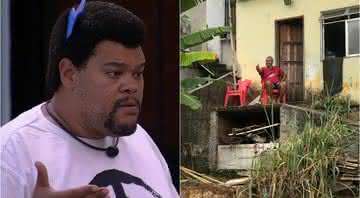 Micael, amigo de Babu, mostrou a casa do pai do ator no Vidigal - Globo/ Twitter